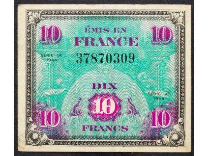 10 Francs 1944-B-4400-1