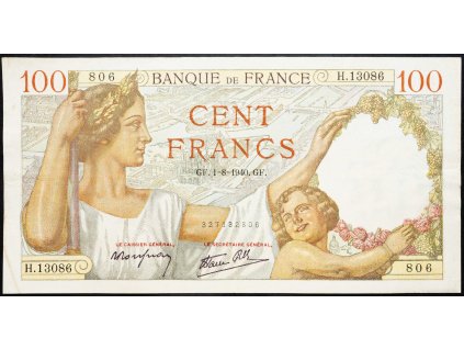 100 Francs 1940-B-4284-1