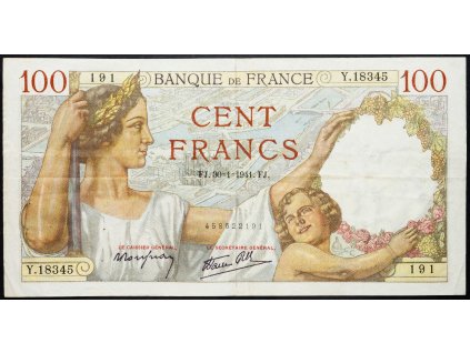 100 Francs 1941-B-4394-1