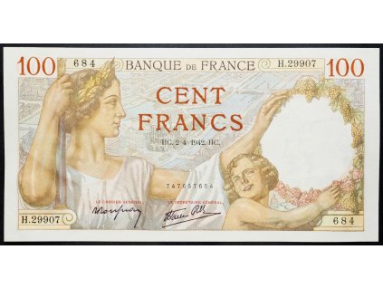 100 Francs 1942-B-4378-1