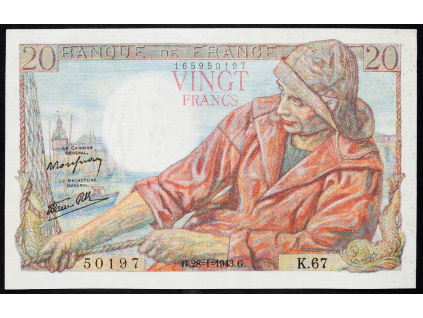 20 Francs 1943-B-3431-1