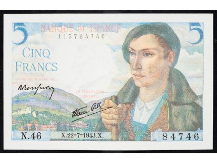 5 Francs 1943-B-3419-1