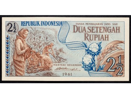 2 1/2 Rupiah 1961-B-5798-1