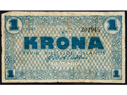 1 Króna 1941-B-3979-1