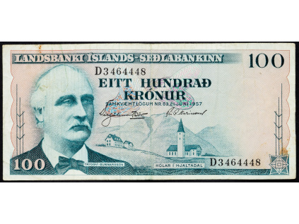 100 Krónur 1957-B-3983-1