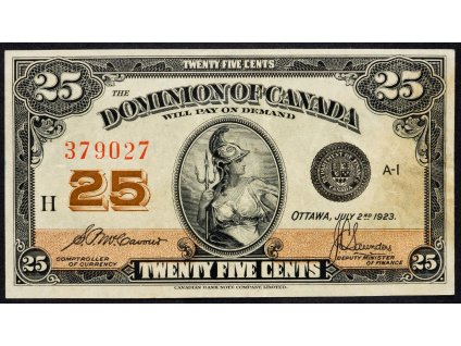 25 Cents 1923-B-3921-1