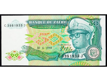 50 Zaires 1988-B-5525-1