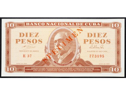 10 Pesos 1964-B-4930-1