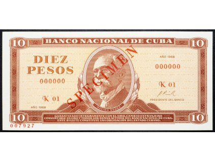 10 Pesos 1968-B-4995-1