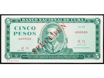5 Pesos 1967-B-4987-1