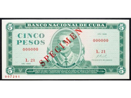 5 Pesos 1968-B-4993-1