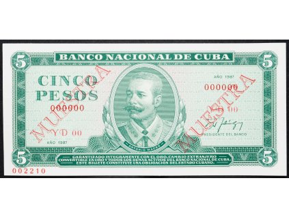 5 Pesos 1987-B-5026-1
