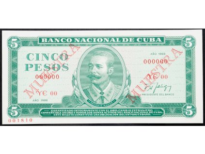 5 Pesos 1988-B-5037-1
