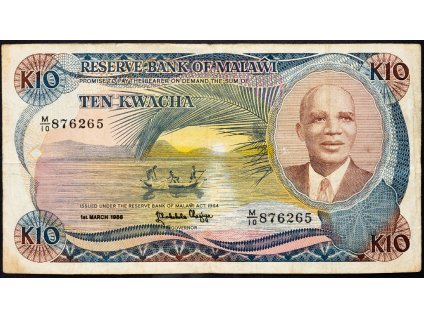 10 Kwacha 1964-B-3774-1