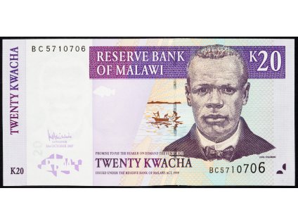 20 Kwacha 2007-B-3754-1