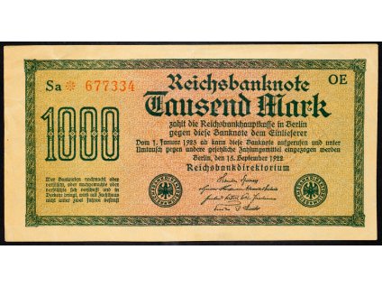 1000 Mark 1922-B-3546-1