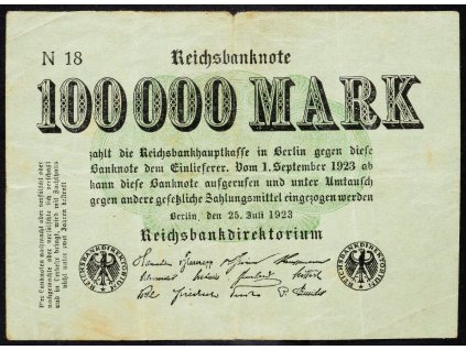 100000 Mark 1923-B-3557-1