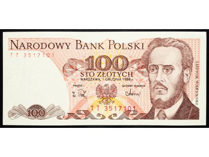 100 Zlotých 1988-B-5337-1