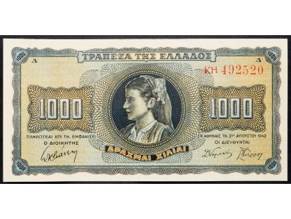 1000 Drachmai 1942-B-4474-1