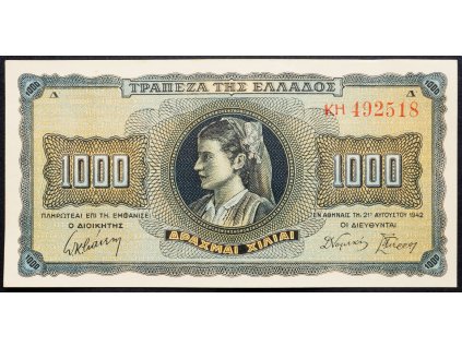 1000 Drachmai 1942-B-4476-1
