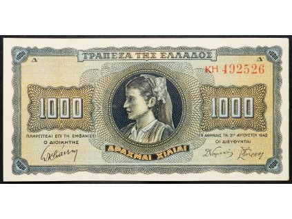1000 Drachmai 1942-B-4488-1