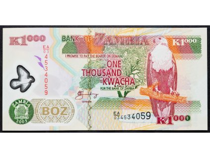 1000 Kwacha 2003-B-4927-1