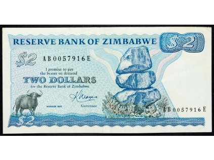 2 Dollars 1983-B-5528-1