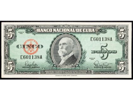 5 Pesos 1960-B-6767-1