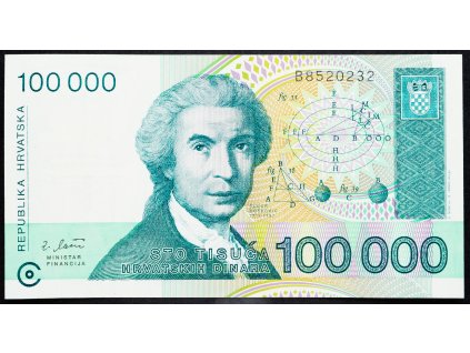 100000 Dinara 1993-B-6793-1