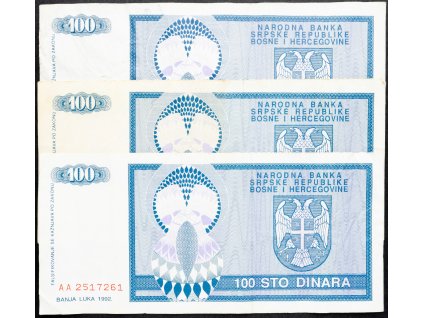 100 Dinara 1992-B-6802-1