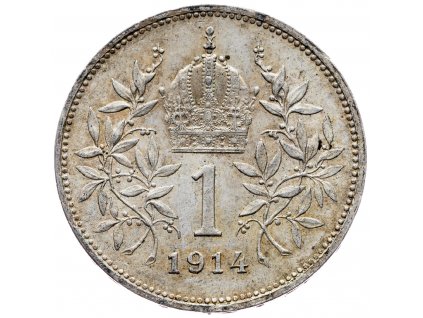 6486 1 koruna 1914 bz