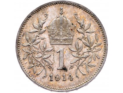 6489 1 koruna 1914 bz