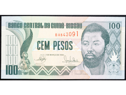 100 Pesos 1990-B-6993-1