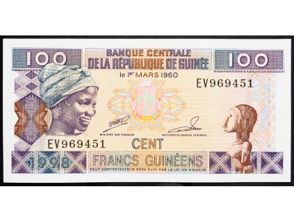 100 Francs 1998-B-7009-1