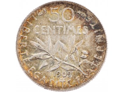 50 Centimes 1909-E-9721-1