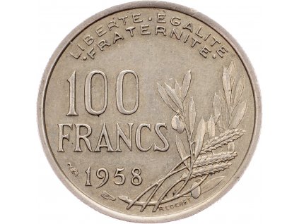 100 Francs 1958-E-9804-1