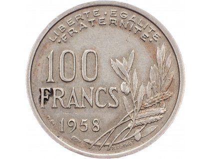 100 Francs 1958-E-9805-1