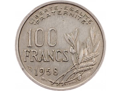 100 Francs 1958-E-9807-1