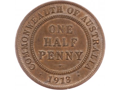 1/2 Penny 1913-E-9812-1