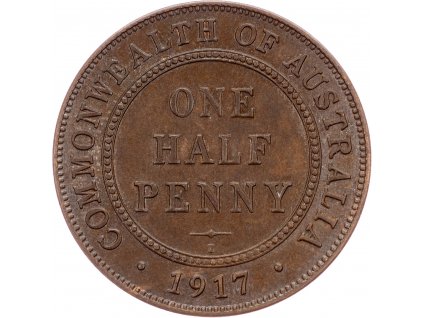 1/2 Penny 1917-E-9814-1