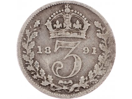 3 Pence 1891-E-9871-1