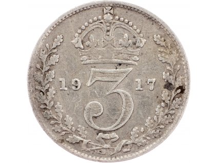 3 Pence 1917-E-9876-1