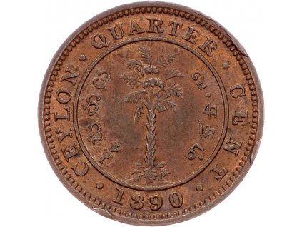 1/4 Cent 1890-E-9976-1