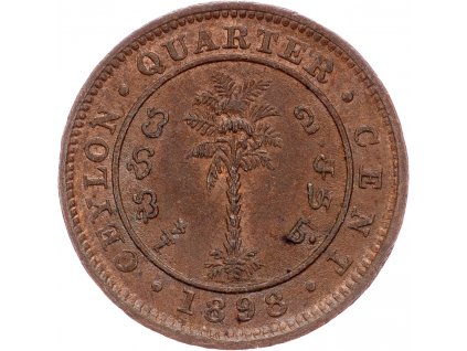 1/4 Cent 1898-E-9977-1