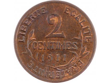 2 Centimes 1911-E-9999-1