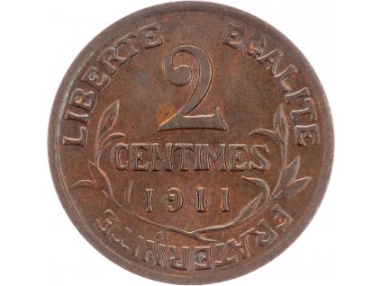 2 Centimes 1911-E-10001-1