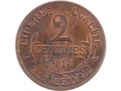 2 Centimes 1911-E-10011-1