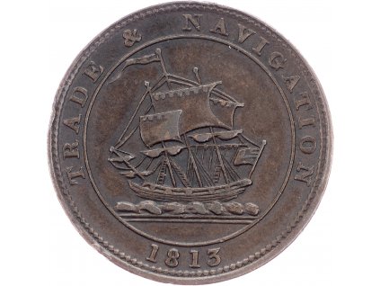 1/2 Penny 1813-E-10112-1