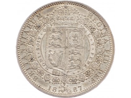 1/2 Crown 1887-E-10127-1