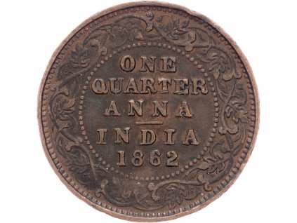 1/4 Anna 1862-E-10364-1